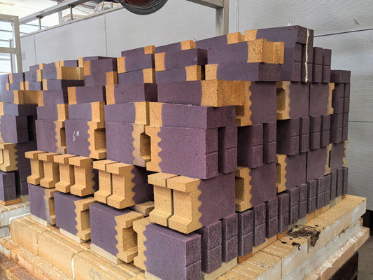 Beli Batu bata isolasi kromium-zirkonium korundum komposit, yang digunakan untuk tungku pembakaran limbah berbahaya. online manufacture