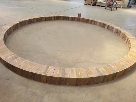 60-82 Al2O3 Silicon Mullite Brick 1550 derajat Mullite Insulation Brick